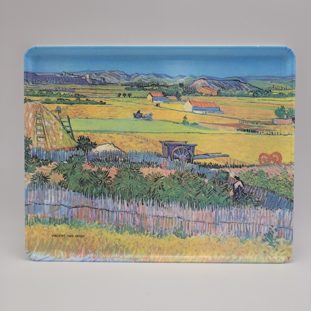 Canape Tray Van Gogh The Harvest Small 6" Italy Melamine